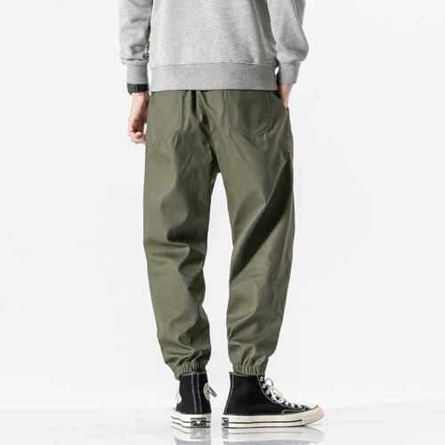 极速2021 Spring Nemw Ankle-Length Mens Casual Harem Pants S