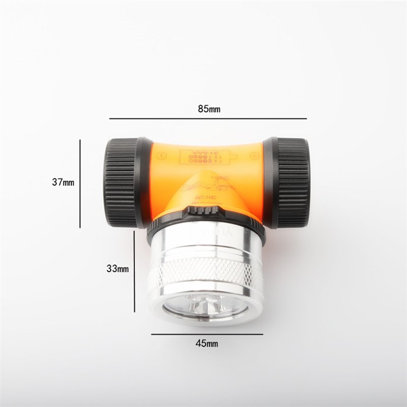 极速T6b强光L2黄光紫光亮潜水头灯水下防水补光夜潜远射车灯26650