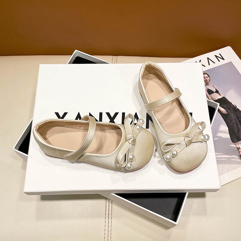 新品女童公主鞋2026春秋新款宝宝小皮鞋蝴蝶结演出儿W童软底单鞋