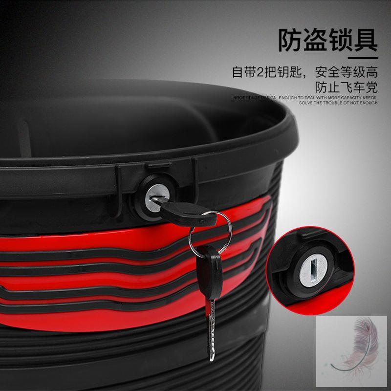 极速电动车车筐前置物箱通用大号带锁防水折叠电S瓶车菜篮子头盔