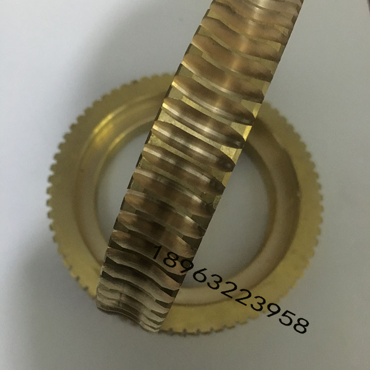 极速摇臂钻床Z3040X13Zt3035主轴箱进给铜涡轮外径110涡杆 铜齿轮