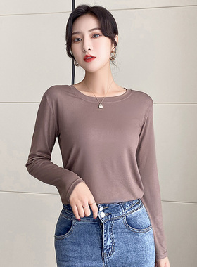 极速BIMO碧茉j玻尿酸打底衫圆领柔软亲肤高弹耐穿亲肤柔软舒适圆