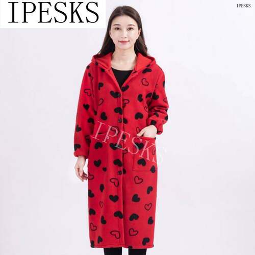 新品Fleece cut apron qautumn and winter kitchen clothes anti