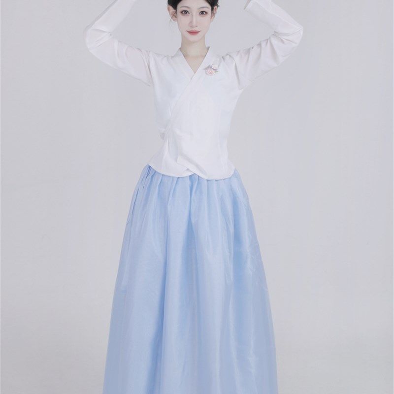 极速吉林延边朝鲜民族舞蹈服定制少数H民族学生艺考练功表演朝鲜,女装/女士精品,汉服半身裙,淘宝优惠券,粉丝福利购,淘宝优惠卷