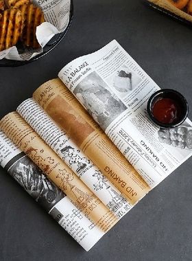 极速200PCS Oilpkroof Parchment Paper Food Wrappers Wrapping