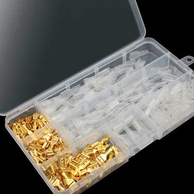 极速插簧端子2.i8 4.8 6.3插簧接线端子插拔式公母对接冷压端子