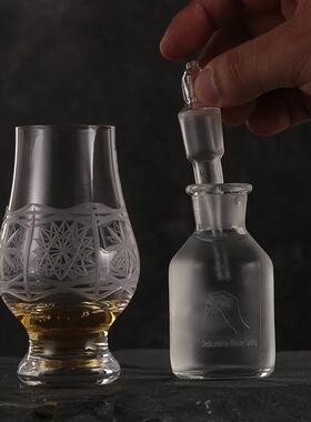 极速BARSOUL 无铅玻璃威士忌专用品鉴G点水75ml闻香杯专用玻璃滴