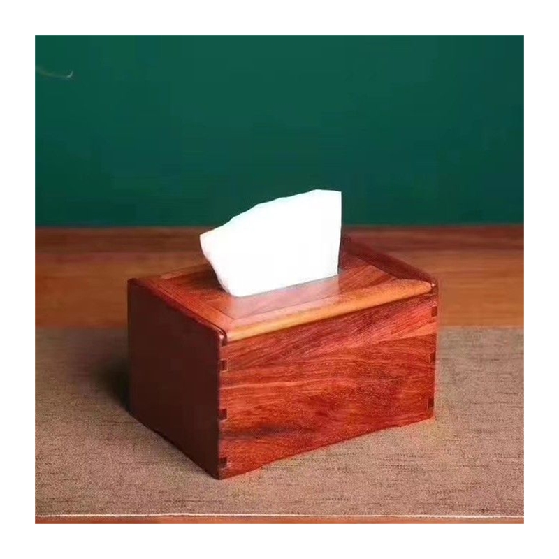 极速缅甸花梨纸巾盒独板实木卫生纸盒红木桌面P木质大果紫檀餐巾