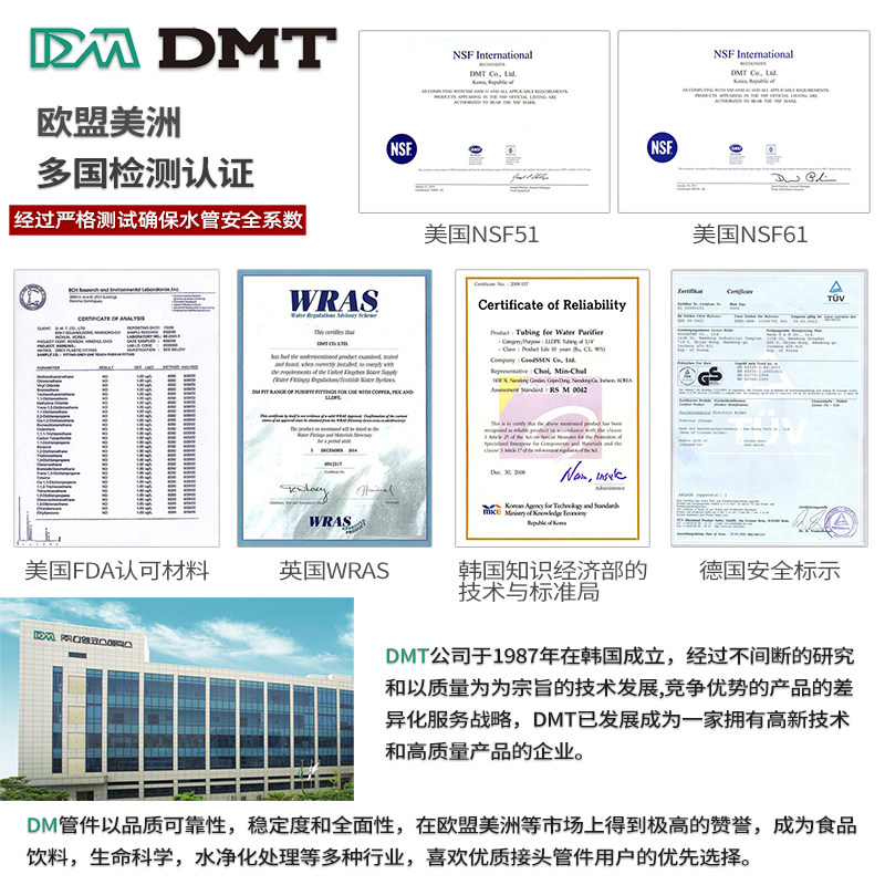 新品韩国进口DM净水器软管线机水管2E分3分PE管子纯净水直饮机接