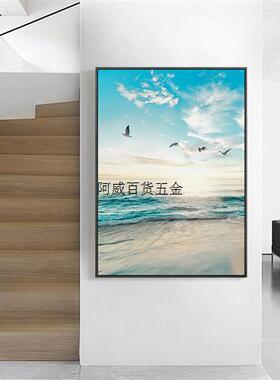 新品入户玄关装饰画竖版现代简约挂画过道走廊尽头壁画Z玄幻入门