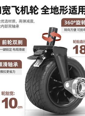 新品品探险d者露营推车可折叠户外手推野餐车营地推车拉杆小拉车