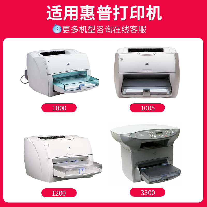 极速京呈适用惠普C7115A硒鼓1000 1005粉盒1200 1220 1500.墨粉33