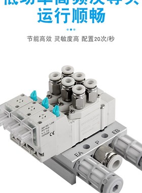 极速高频v电磁阀SY3120-5LZD-M5单电控SY3120-6LZD-MT5阀组HBS312
