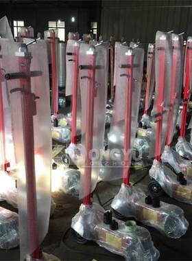 新品卧气动液压千斤顶 式80T00T120H吨汽修专用摺叠1式气压配千斤