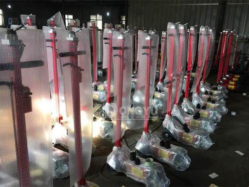 新品卧气动液压千斤顶 式80T00T120H吨汽修专用摺叠1式气压配千斤