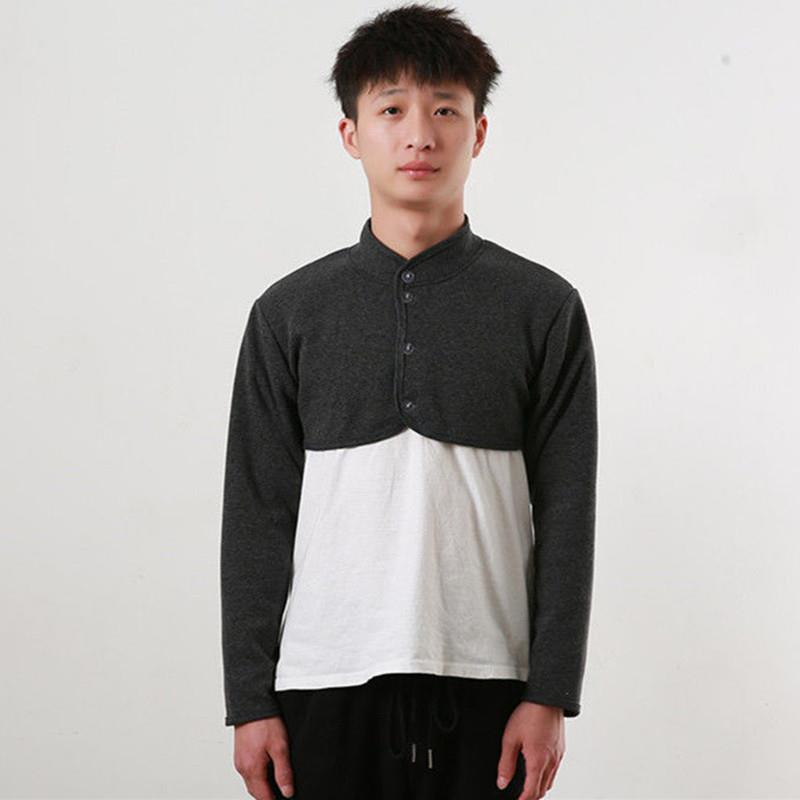 极速新款男纯棉加绒护肩颈椎坎肩中老年人睡觉保暖U防寒护肩膀包