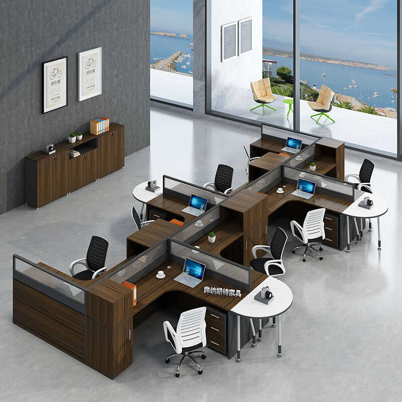 极速弗纳斯特办公家m俱办公桌椅职员办公桌组合简约现代屏风办公