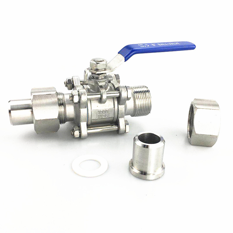 极速304 316不锈钢Q21F三片式外螺纹G球阀带焊接 卡套活接由任15,标准件/零部件/工业耗材,气缸,淘宝优惠券,粉丝福利购,淘宝优惠卷