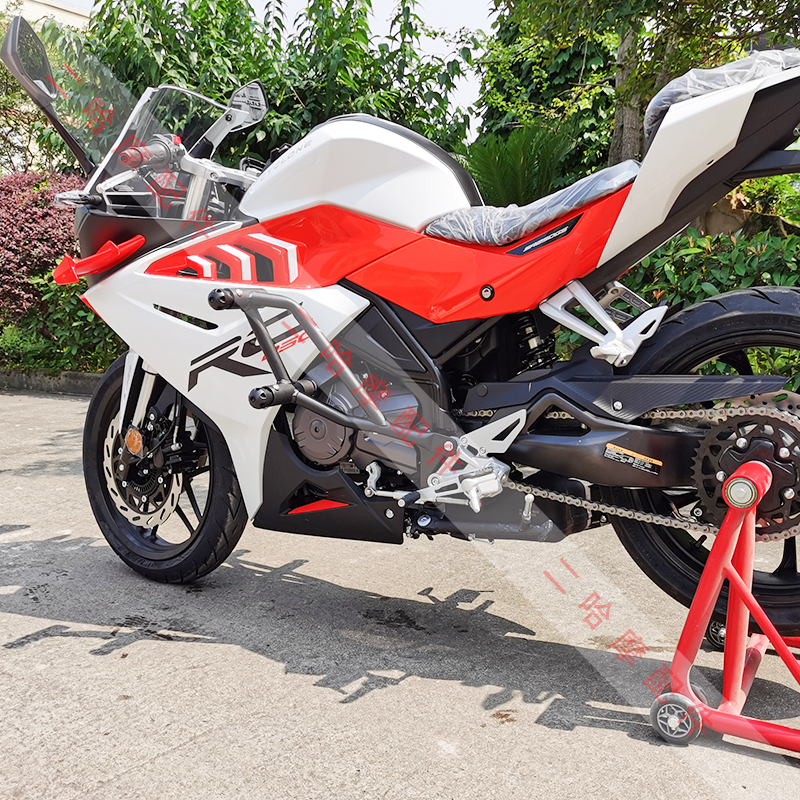 极速适用宗申赛科龙RC2p50护杠竞技杠一字杠SR250GS防摔棒保险杆