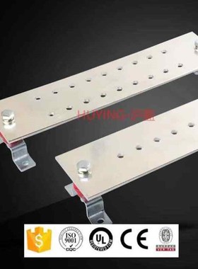 极速防雷接地铜排镀锡紫铜排加工定制CTMY330铜排等电位端子板T接