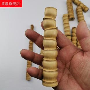 极速罗汉竹e毛料文玩手把件竹手仗把玩件龟甲竹短节竹原料密节竹