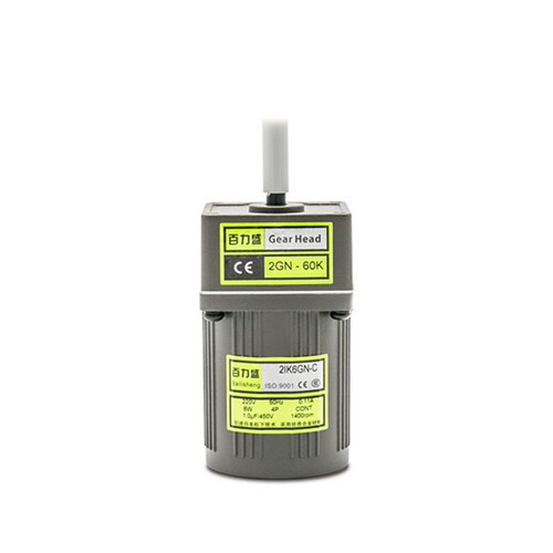 新品百力盛d220V 6W 微型交流异步齿轮调速定速减速电机可逆马达