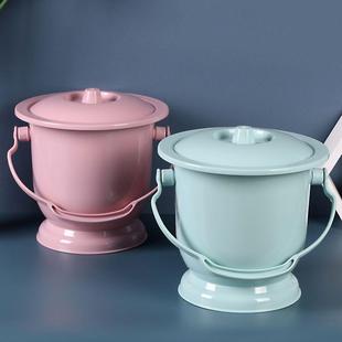 极速儿童尿便盆家用痰盂女夜壶孕妇尿桶卧室尿罐加厚W带盖子手提