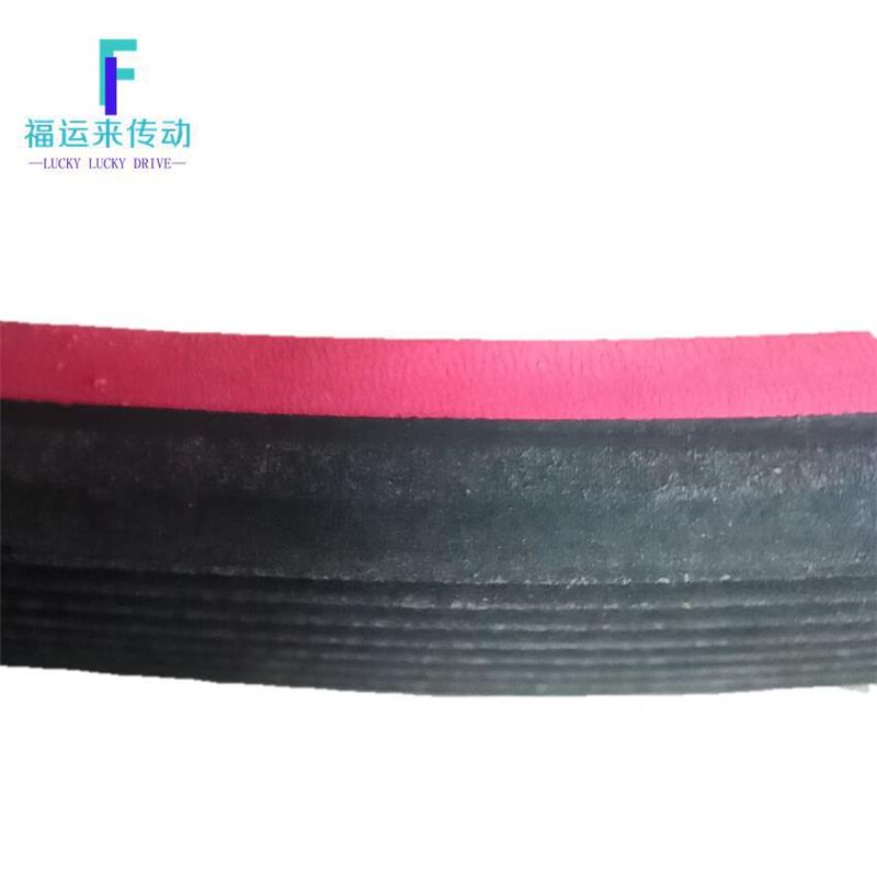 极速同步带加d红胶75AT20-11200聚氨酯加胶牵引带履带加厚钢丝带