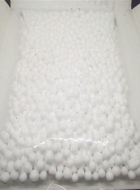 极速包邮保利龙白色泡沫圆球雪花泥diy手M工泡沫球史莱姆泡沫颗粒