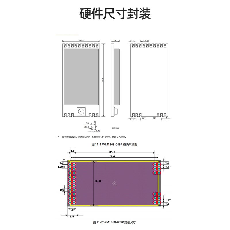 速发LoRa射频模块Wavesh中继自组网4/15无线收发串口透传低功耗
