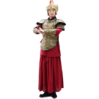 速发盔甲可穿男真人影视演出服装中国风游园摄影铠甲表演服