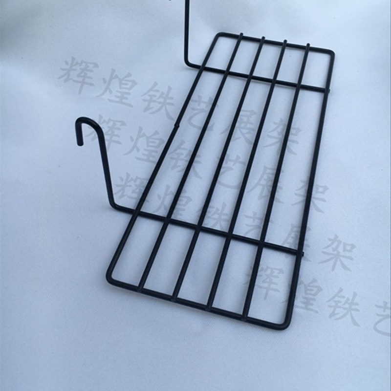 速发网格网片黑白色托盘照支墙托架挂架铁艺片架置物架简易墙装饰