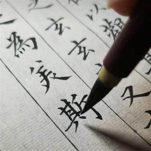 速发毛边纸专用学生用竹浆小楷日课纸仿古半生半熟方格竖格信签纸