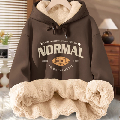 男女童羊羔绒连帽卫衣冬季中大童