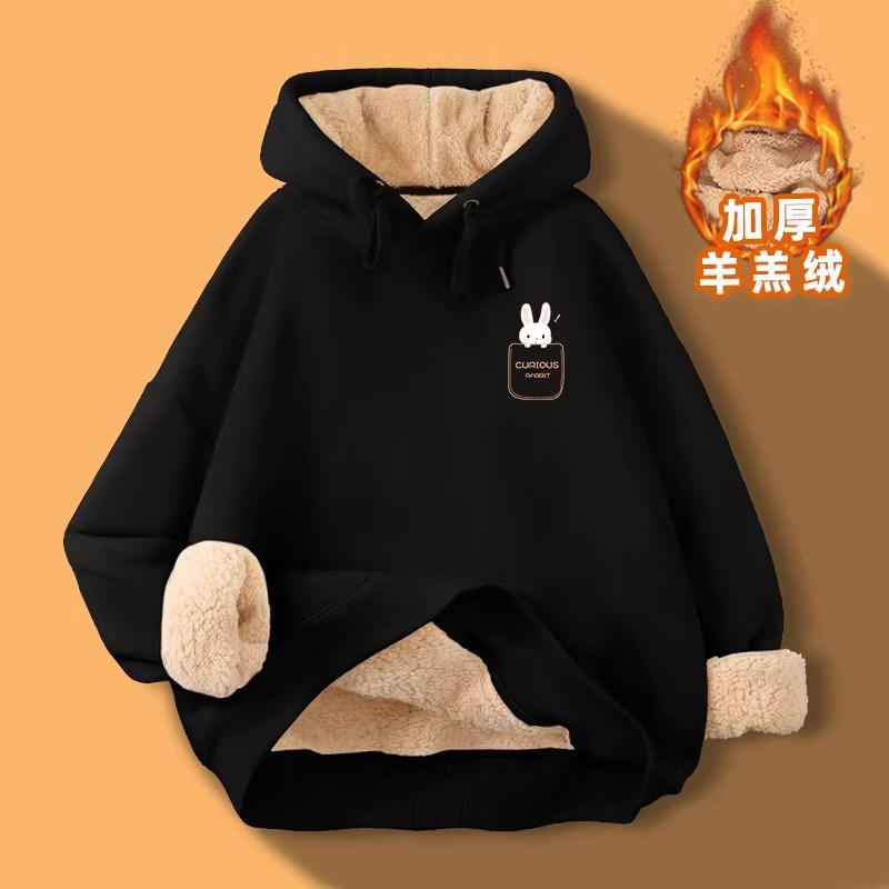中大儿童羊羔绒连帽卫衣男女童冬季学生保暖加绒加厚百搭帽衫外套,童装/婴儿装/亲子装,卫衣/绒衫,淘宝优惠券,粉丝福利购,淘宝优惠卷