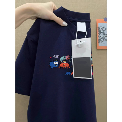 儿童卡通印花纯棉短袖T恤男女童