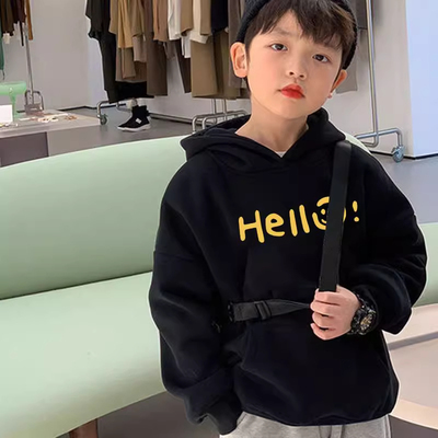 男女童连帽卫衣中大童秋冬季2025