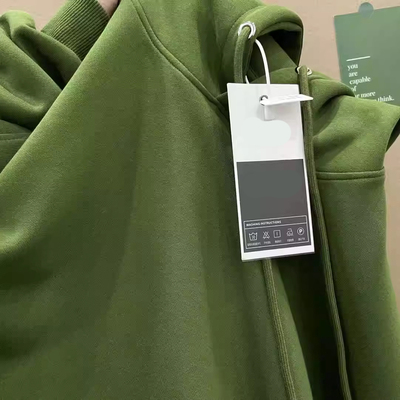 儿童牛油果绿连帽卫衣男女童秋冬