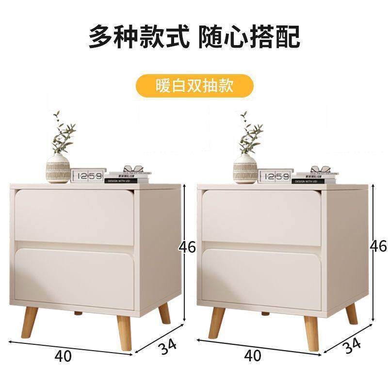 床头柜家用迷你柜子收纳柜简易出租屋置物柜卧室小型床边储物批发