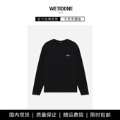 现货 WE11DONE TRACK中性logo印花图案时尚 宽松长袖 圆领运动衫