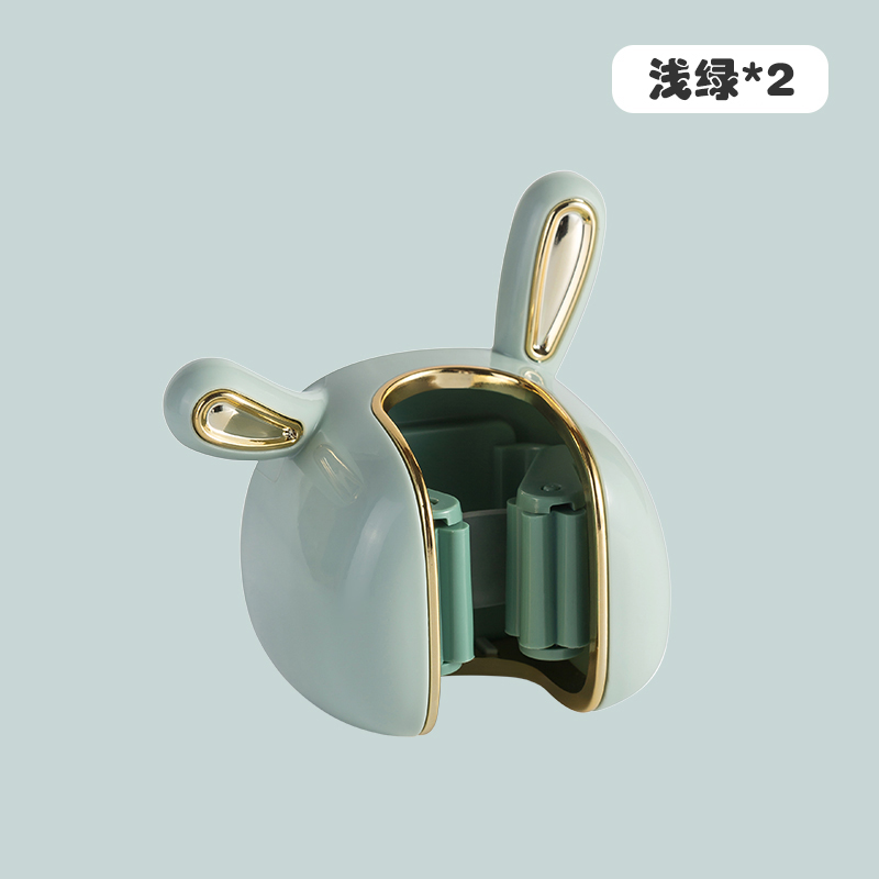 壁挂拖把夹免打孔扫把拖布挂钩化妆室浴室多功能墙上收纳层架拖把