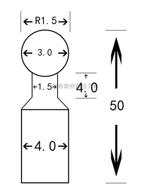 钨钢棒棒糖球刀拱形圆弧铣刀球形合金成型刀R0.5R0.75R1.5R2R5R6