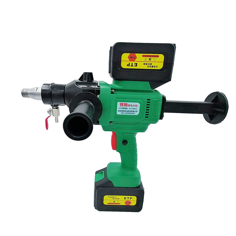锂翰充电锂电水钻机钻孔机手持台式打孔打洞器电动打开孔机空调