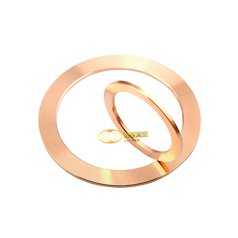 CF35无氧铜密封垫超高真空密封垫DCF法兰密封圈CF规管密封垫非标