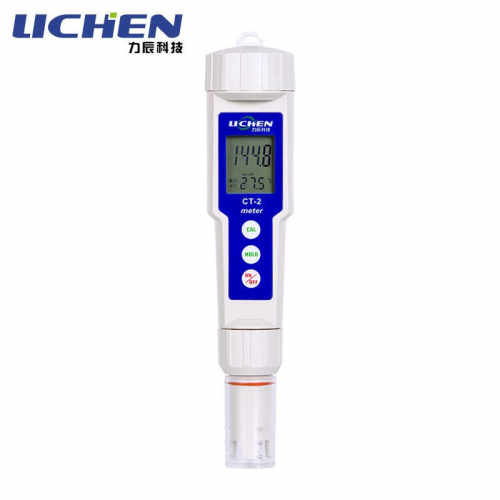 力辰科技lichen数显笔式电导率仪水质测试笔可携式电导率测试仪电