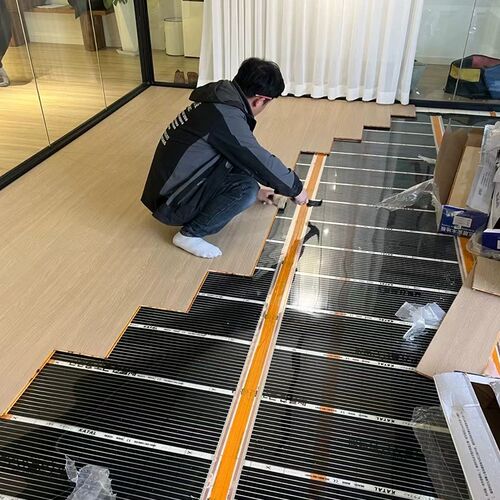 石墨烯电热膜电地暖家用电加热板木地板地毯专用加热片碳晶发热板