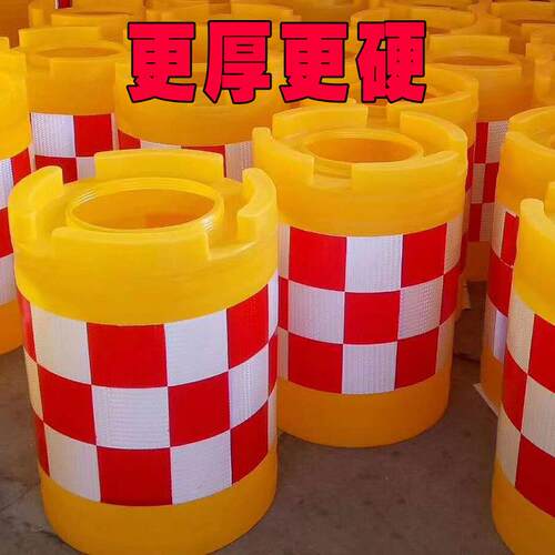 三孔水马围挡护栏围栏防撞桶反光1.8米滚塑施工道公路隔离栏市政