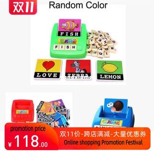 Board Games Baby Toys English Spelling Alphabet Let Game跨境