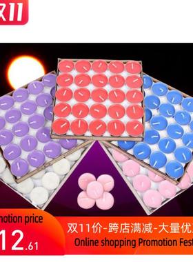 50pcs/Pack Flamlss Candls Ta Lights Candl Talight 7g跨境香港