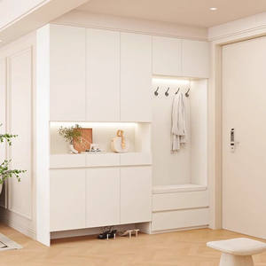 实木入户玄关柜鞋柜衣帽